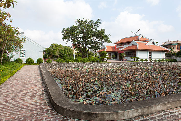 Nhà Lưu niệm Bác Hồ xã Tân Hòa huyện Vũ Thư tỉnh Thái Bình