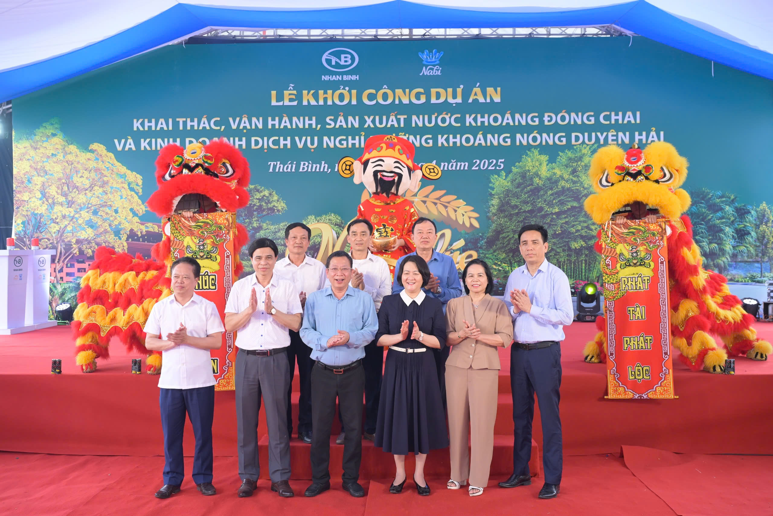 Công ty CP Nhân Bình đầu tư hơn 162 tỷ đồng vào dự án sản xuất nước khoáng và nghỉ dưỡng khoáng nóng tại Hưng Hà (Thái Bình)